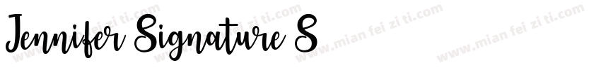 Jennifer Signature S字体转换